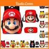 Школьный рюкзак Super Mario с сумкой для ланча и пеналом, большая вместимость, износостойкий, дышащий