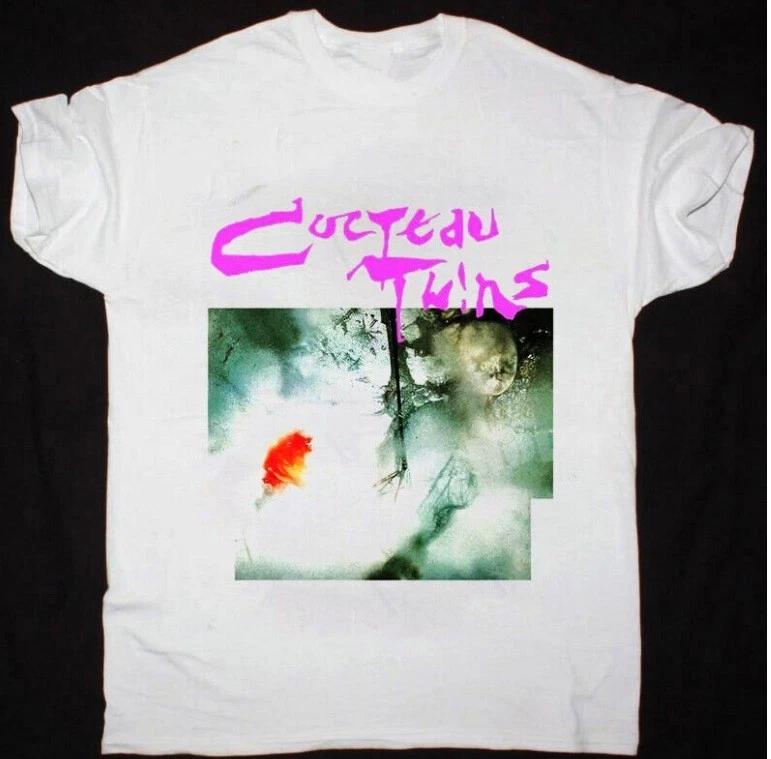 New white Cocteau Twins T Shirt White Cotton T-shirt