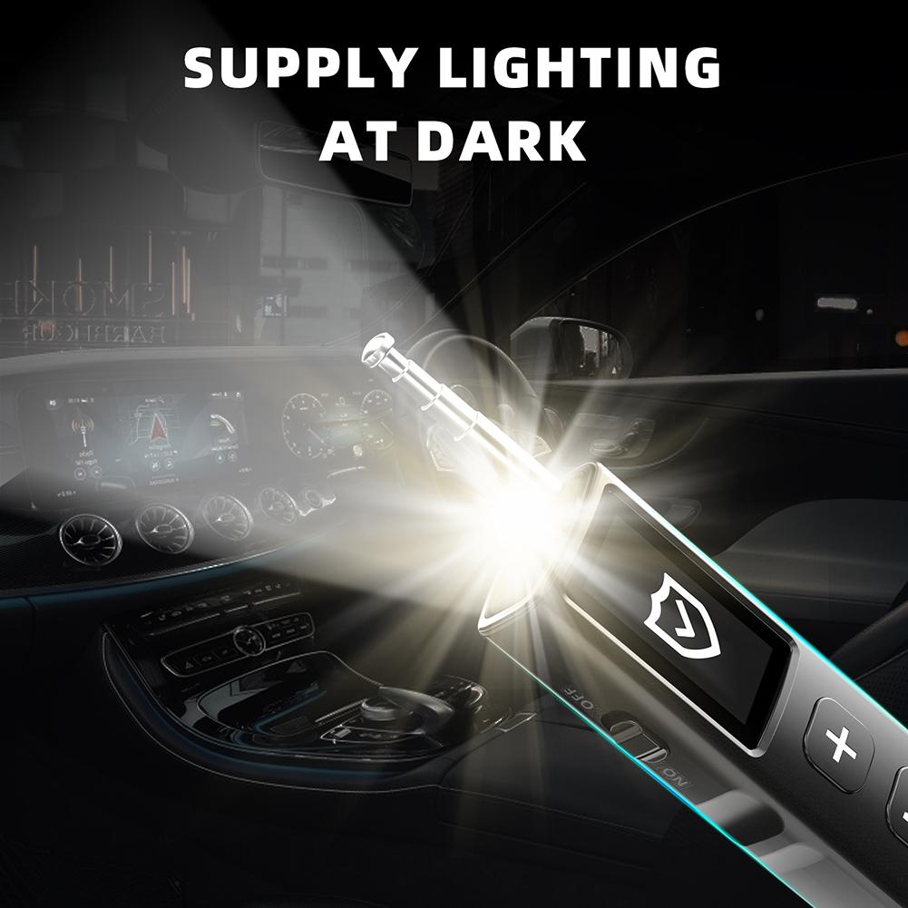 Multi-Functional Wireless Detector With Electronic Screen Anti-Theft Signal Magnet Infrared Detector Portable Flashlight