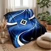 Hamburger SV Football Print Flannel Blanket, Soft Warm Lightweight Throw Blanket for Sofa Bed Camping