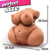 Толстая Коричневая Секс-кукла Мужской Мастурбатор Взрослая Секс-игрушка для Мужчин Мастурбация, Кукла для любви с Реалистичной Вагиной и Анальными Каналами