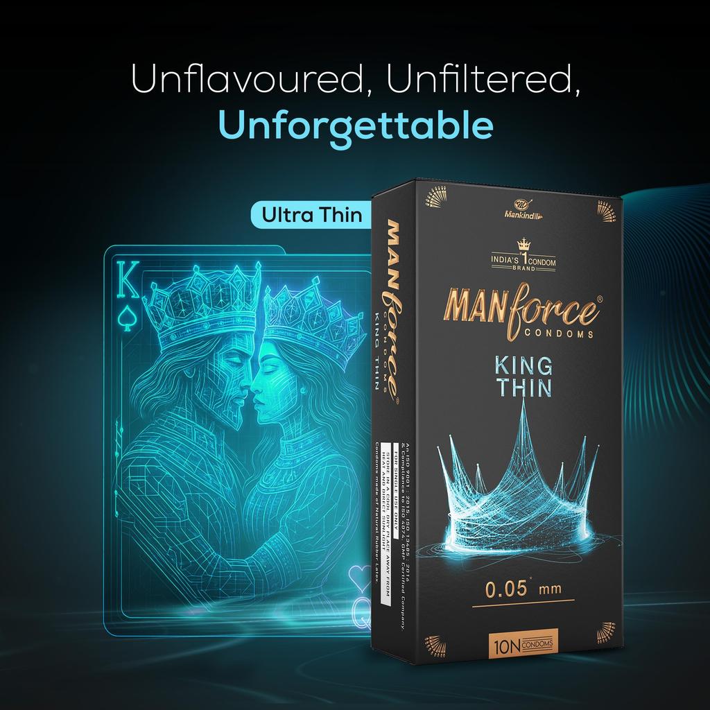 Презервативы Manforce King Thin Ультратонкие Без Вкуса 10 Штук и Презервативы Manforce ultrafeel со Вкусом Жвачки 10 Штук