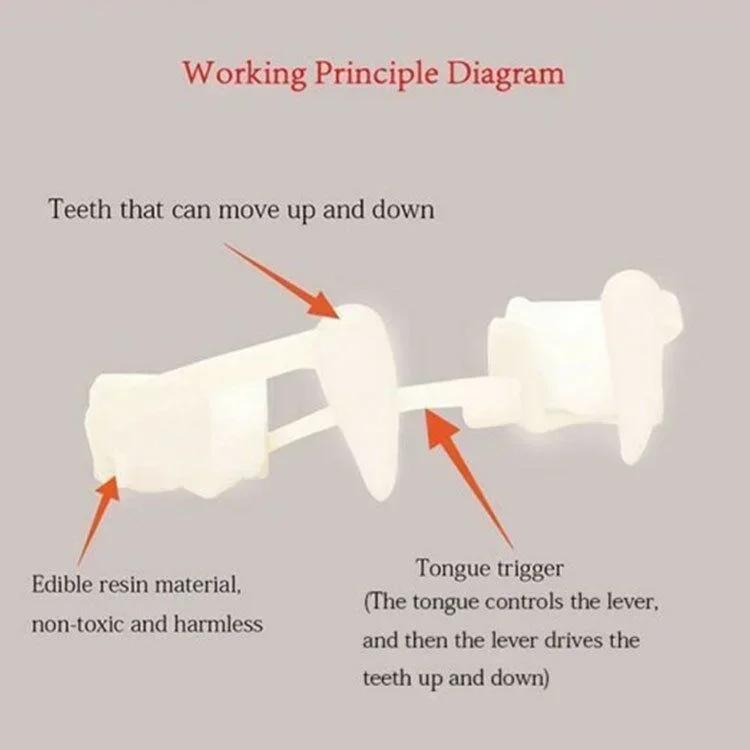 Вампирские накладные зубы выдвижные протезы реквизит для костюма арт-директора DIY косплей поддельные зубы реквизит для трюков декор Хэллоуин маскарадные принадлежности