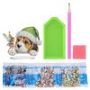 Diamond Painting Desktop Ornaments Kit Corgi Diamond Painting Desktop Decorations Basset Hound Pug for Home Office Desktop Decor