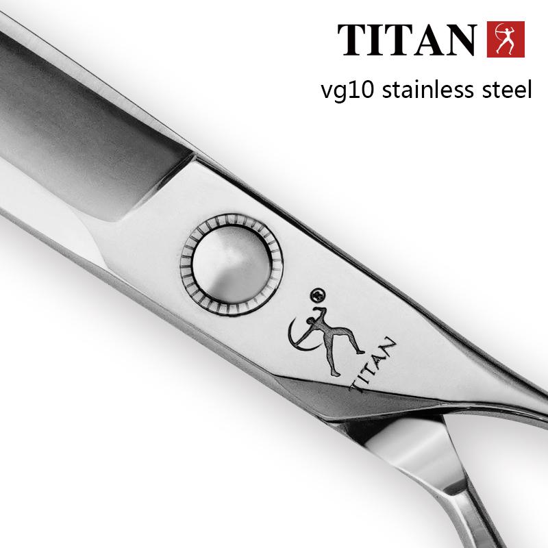 TITAN Профессиональные парикмахерские ножницы для стрижки 6 дюймов VG10 Инструменты для стрижки и филировки парикмахера Высококачественный салонный набор