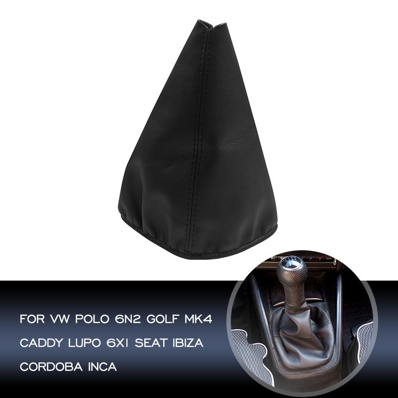 Для VW Polo 6N2 Golf MK4 CADDY LUPO 6X1 Seat IBIZA CORDOBA INCA чехол для ручки переключения передач чехол для багажника чехол воротник
