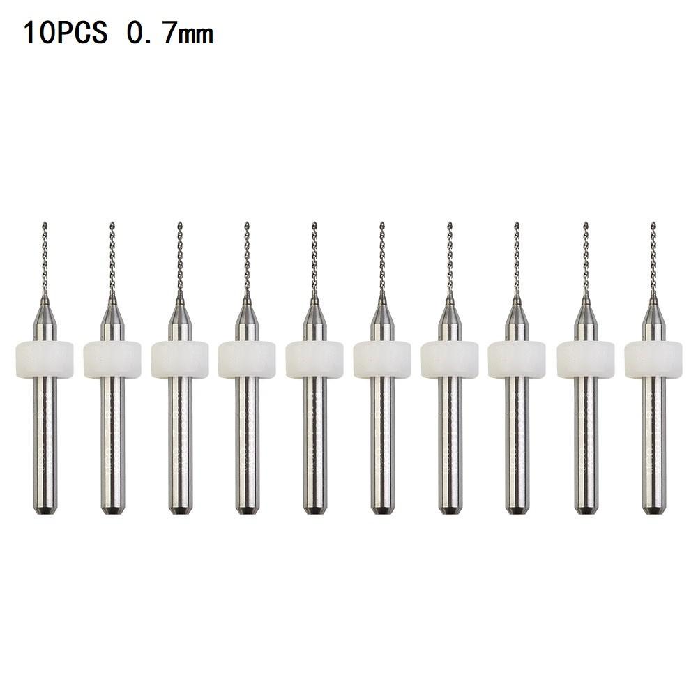 PCB Drill Bits Supplies Trimming Wood Workshop 10pcs Acrylic Aluminium Carbide