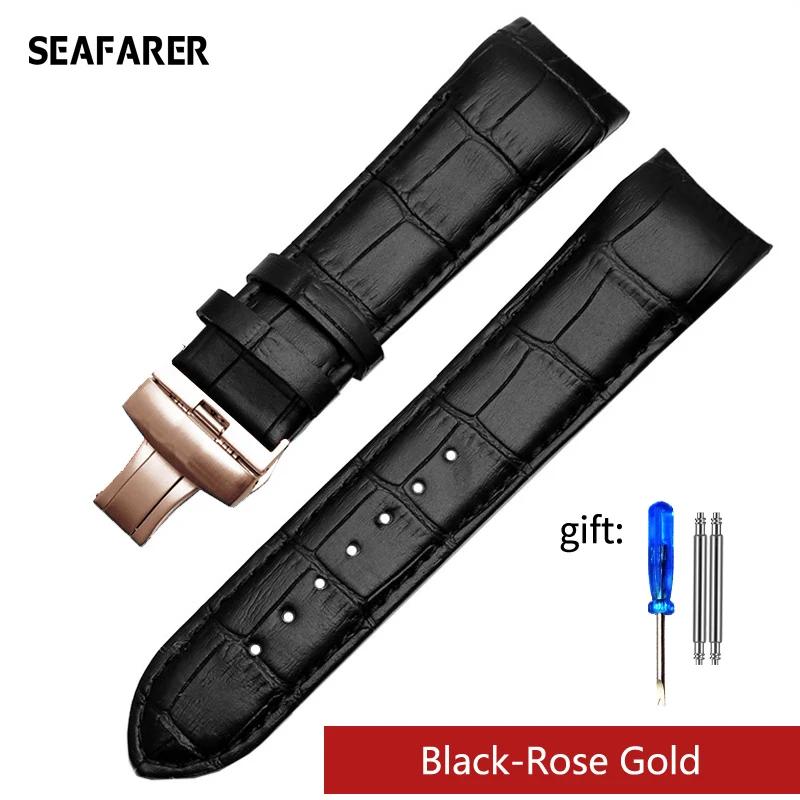 Watch Accessories for Tissot Tutu T035 Leather Strap T035627 T035617 T035407 T035410A Men's Watch Strap