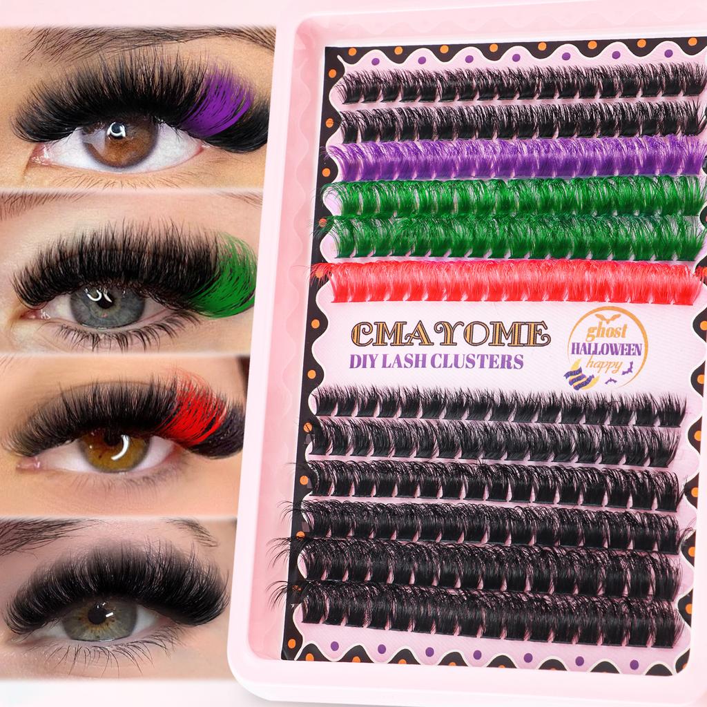 Diy Color Eyelash Extension Kit Thick Simulation D Song Large Capacity False Eyelashes