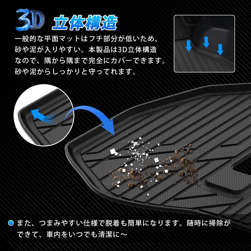 GIMUYA Toyota New Alphard 40 Series Vellfire Luggage Mat 3D 3D Structure Waterproof ALPHARD VELLFIRE 40 Series Trunk Mat Car Mat June 2023 Current