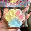 Милая Кавайная Игрушка-Сквиш в виде Кошачьей Лапки, Силиконовая Игрушка-Сжималка с Медленным Возвратом для Снятия Стресса, Подарок, Новинка