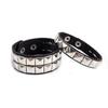 Unique Rivet Stud Wide Cuff Punk Gothic Rock Unisex Bangle Bracelet Men Jewelry
