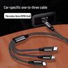 Универсальный автомобильный кабель USB-C на 3-в-1 для быстрой зарядки для порта PD