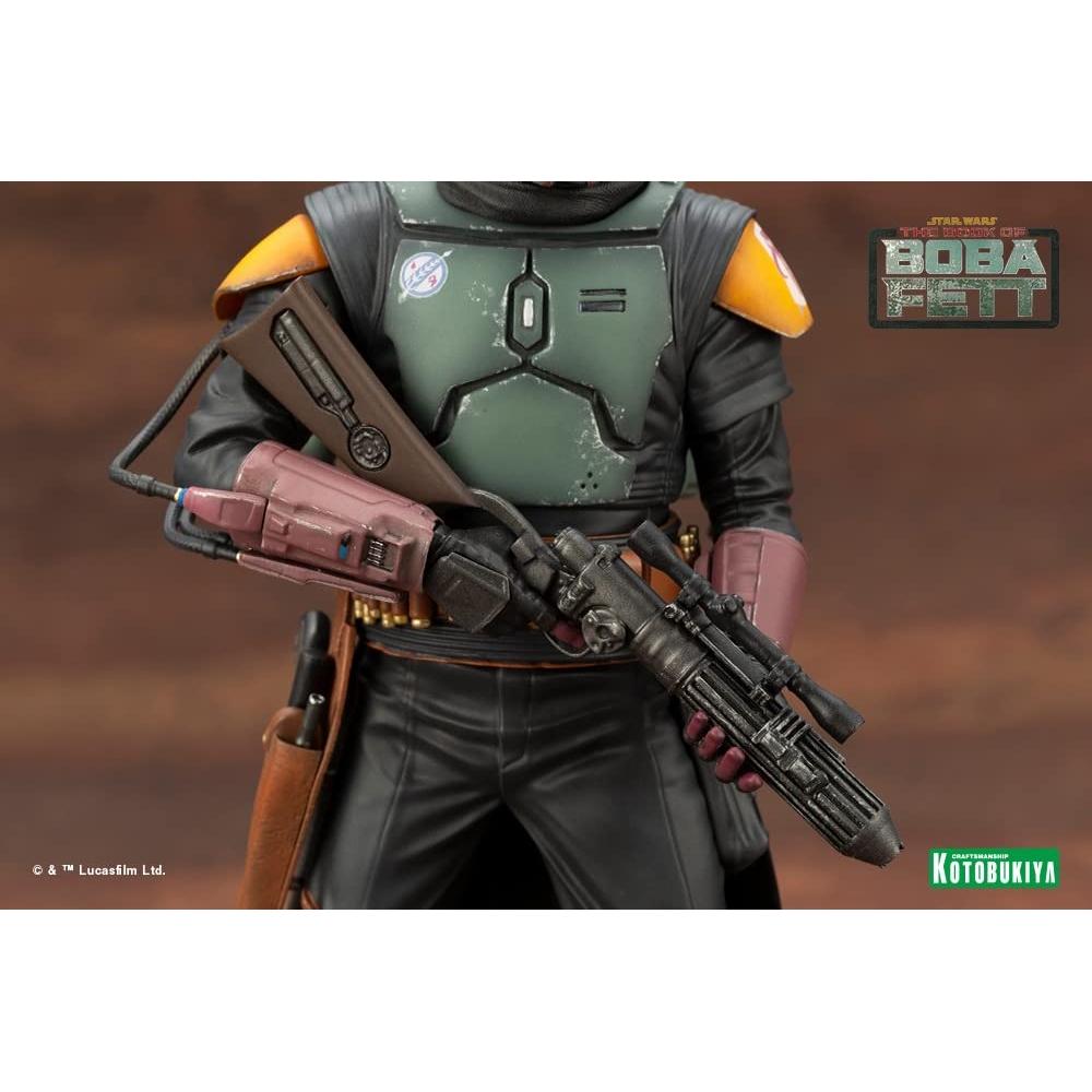 ARTFX+ Боба ФеттКнига Бобы Фетта, масштаб 110, ПВХ, окрашенная, простая сборная фигурка