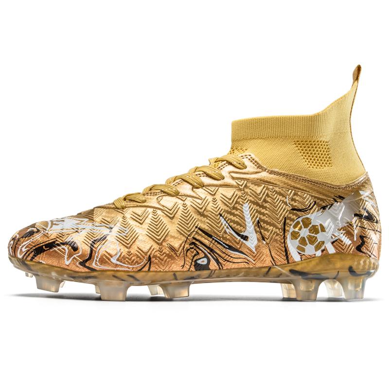 Новые мужские профессиональные унисекс футбольные бутсы FG Нескользящие Футбольные ботинки Открытый дропшиппинг Футзал Матч Тренировка Спортивные кроссовки