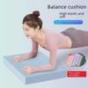 Высокоэластичная нескользящая балансировочная подушка: Утолщенный квадратный фитнес-наколенник с поддержкой брюшного колеса для домашних тренировок