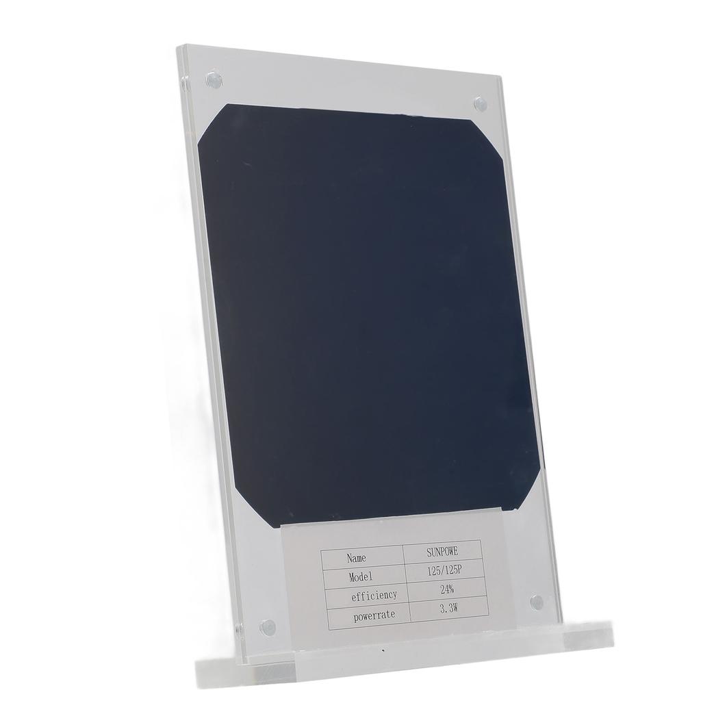 Mini Solar Panel 3.3W Monocrystalline Silicon Acrylic Portable Solar Panel for Science Project