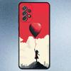 Чехол для телефона Banksy Graffiti War для Samsung S25, S24, S21, S22, S23, S30, Ultra, S20, Plus, Fe, Lite, Note, 10, 9, 5G Черный