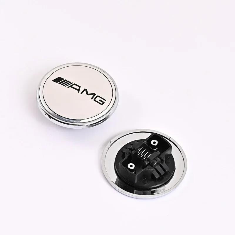 CRJ1 57mm Car Hood Emblem Badge Bonnet Emblem Stickers For Benz Brabus AMG W124 W140 W163 W202 W203 W204 W210 W211 W205