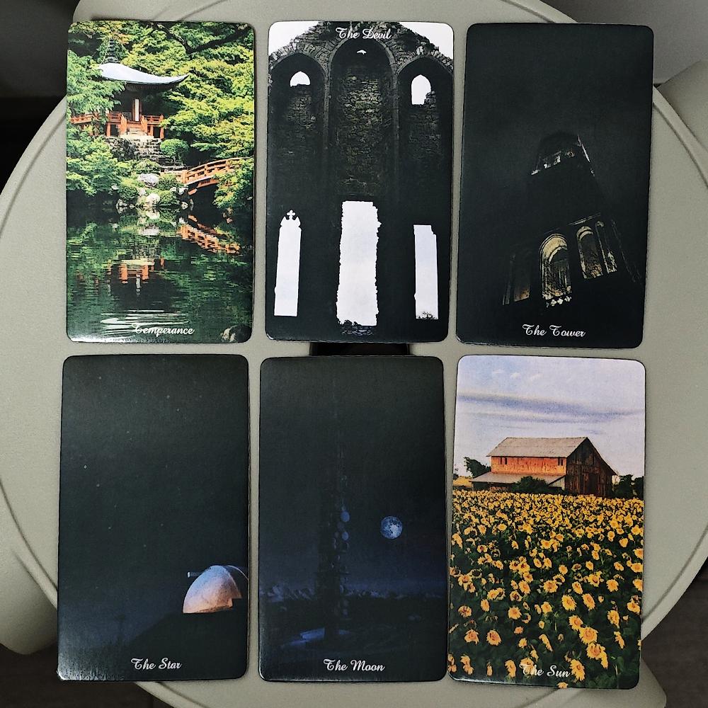 10,3*6 см Таро Архитектурных Объектов 78 шт. Карт Таро на основе системы Райдера-Уэйта