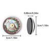 Casino Roulette Wheel Fridge Magnet, Time Gem Gambling Decor Soft Magnetic 30mm