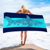 Microfiber Beach Towel Double-Sided Super Soft Highly Absorbent Fast Dry Oversized Print Swimming Pool Bath Towel