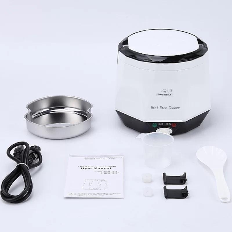 12V Trolley 24V Truck Bus Rice Cooker Cooking Porridge Boiling Soup Water Cooking Noodles Car 1.6L High Quality Rice Cooker