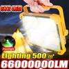 66000000LM Outdoor Solar Lamp Super Bright LED Solar Light External Solarlight Solar Hanging Lantern 20000mAh Rechargeable Light