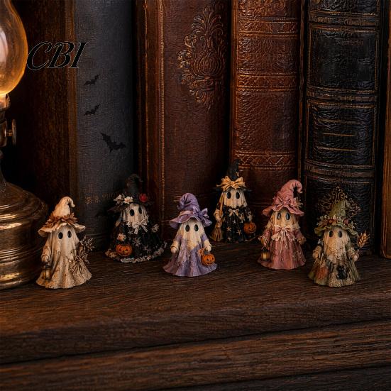 Halloween Themed Calendar Advent Calendar, 24 Days Ghost Countdown with Holiday Decoration Collectible Figures, Gifts for Kids Boys Girls Toddlers