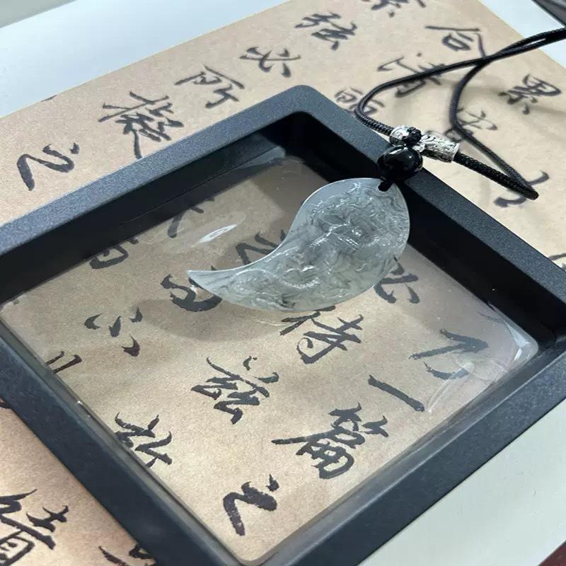 Модное плетеное нефритовое ожерелье с пряжкой безопасности для студентов и пар