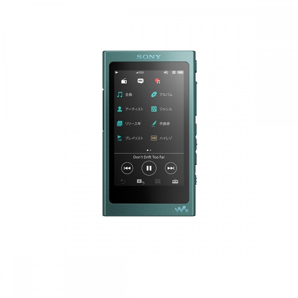 Sony Walkman A Series 16GB NW-A35: BluetoothmicroSDHigh Resolution Compatible Viridian Blue NW-A35 L