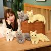 1 шт. 30 см Kawaii моделирование кошки плюшевые игрушки милый волосатый котенок куклы мягкие для детей девочек декор комнаты на день рождения подарок