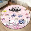Diddl Round Area Rug,Carpet Rug for Living Room Bedroom Sofa Playroom Decor,Non-slip Floor Mat