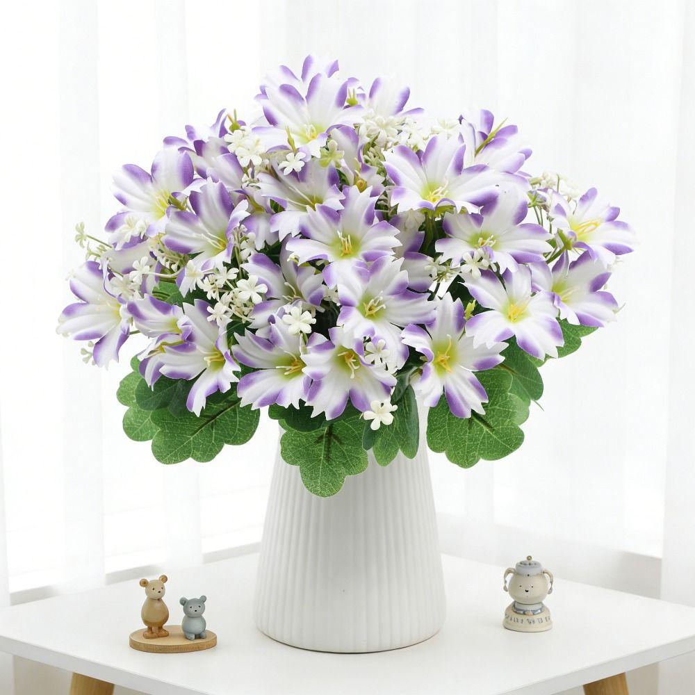 UV Resistant Realistic Faux Blooms Plastic Artificial Flower  Flower Arrangement