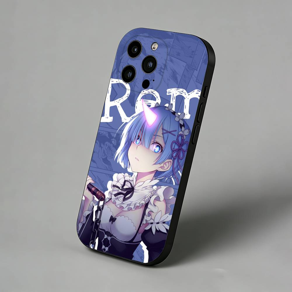 Чехол Rem R-Re Anime Z-Zero для iPhone 17 Air 16 Pro Max 16e 15 Plus 14 13 12 11 Защитная крышка для задней панели