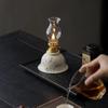 Retro Chinese Ceramic Kerosene Butter Lamp - Nostalgic Indoor Decor