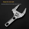 Large Opening Adjustable Bathroom Wrench for Faucets and Basins