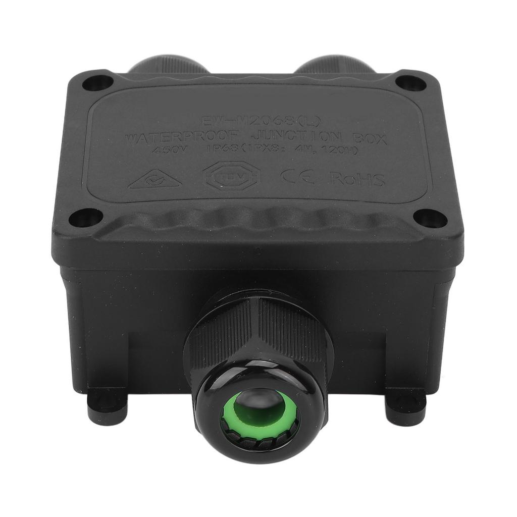 Наружная водонепроницаемая распределительная коробка IP68 Y-типа с 3-позиционной вилкой, распределительная коробка с отверстиями для винтов для дома