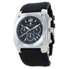 Watch Hand Chronograph Wide Rubber Strap Watch Watch [Salvatore Mara] Men's Men's [] (no.4)