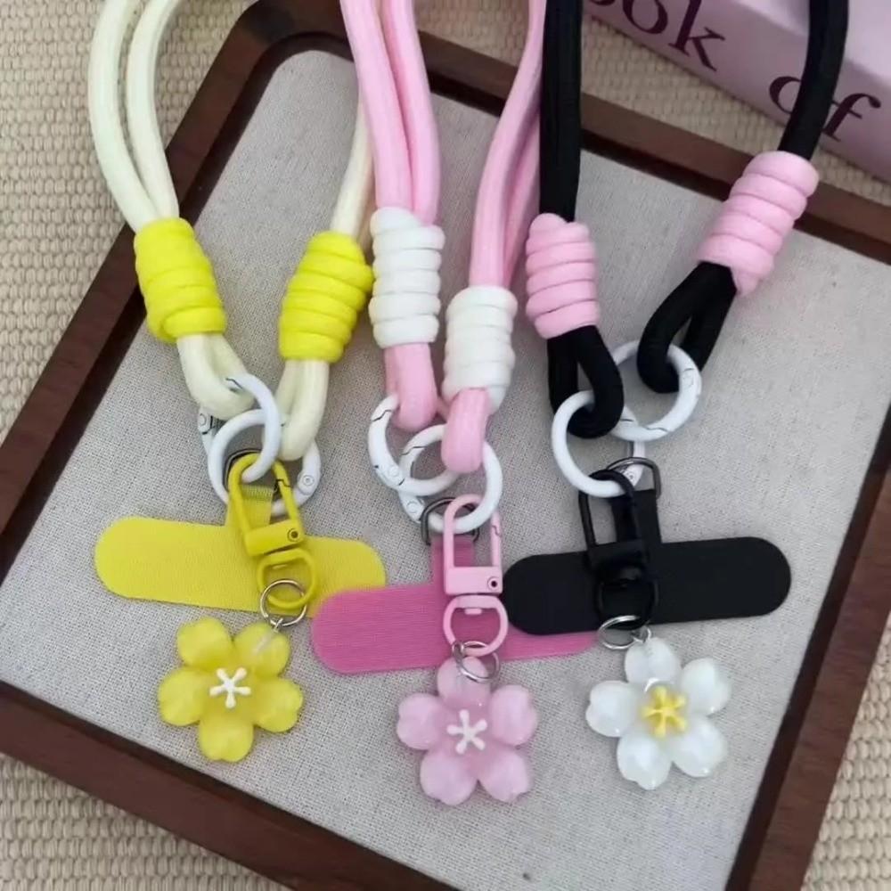 Detachable Phone Lanyard Strap Adjustable Phone Strap With Patch Phone Hanging Chain Women Girls