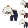 Kids Casual Long-Sleeve Set, Comfortable Daily Wear Outfits
