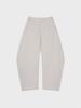 VISUS Cotton Curved Pants_Ivory