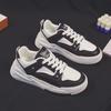 Black and White Women's Shoes Board Shoes Spring and Autumn New Platform White Shoes Ins Versatile Niche Women's White Shoes
