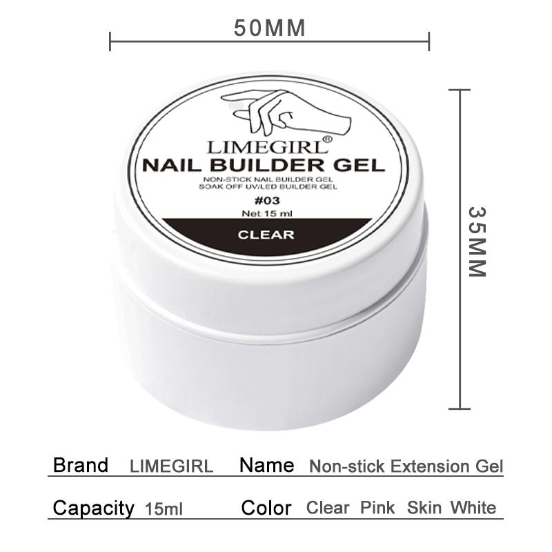 15 мл антипригарный гель для наращивания ногтей, набор лаков для ногтей, резьба по цветку, дизайн ногтей, однотонный акриловый гель-лак для ногтей, полигель для ногтей