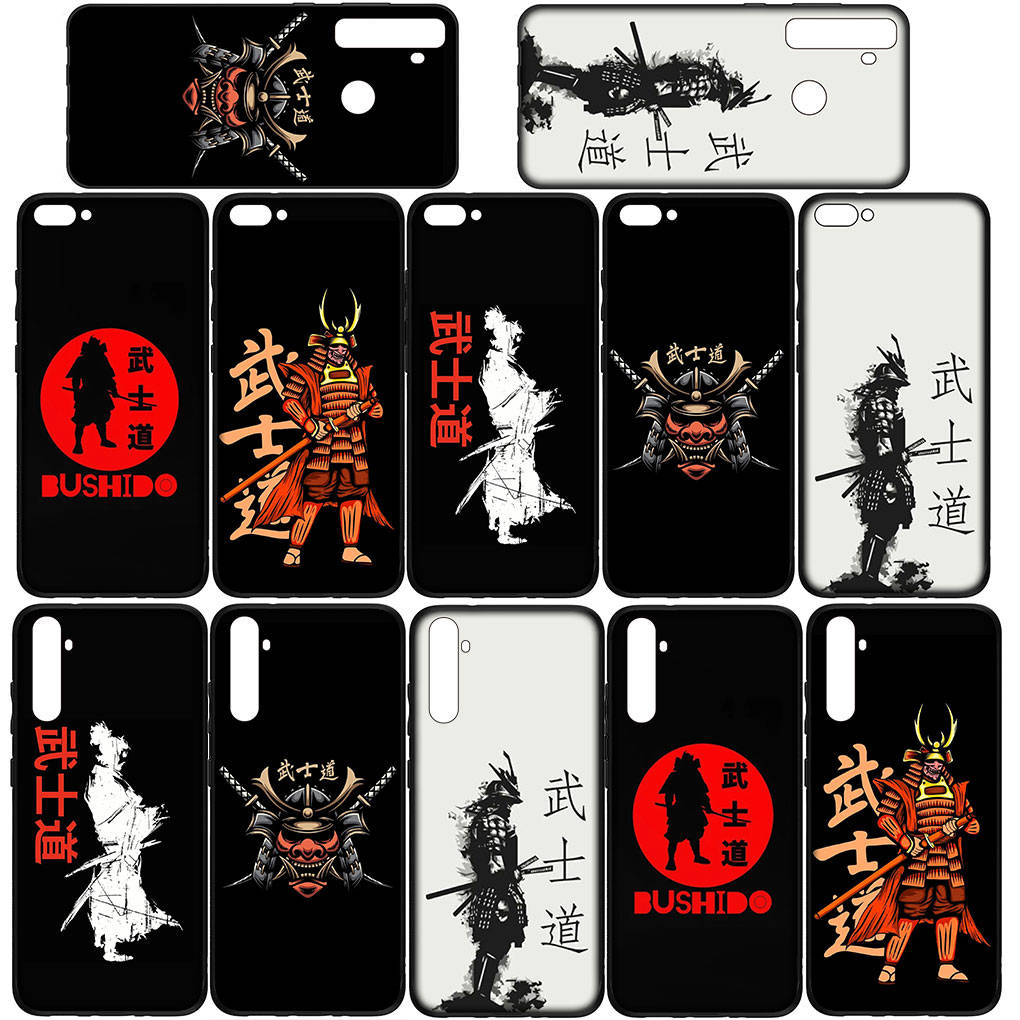 Чехол для iPhone 16 15 Xiaomi Redmi Note 14 13 12 11 Pro Max X 8 9 16e Samsung Galaxy S25 S24 S23 Moto OPPO Huawei Bushido Samurai Yin Yang Чехол для телефона