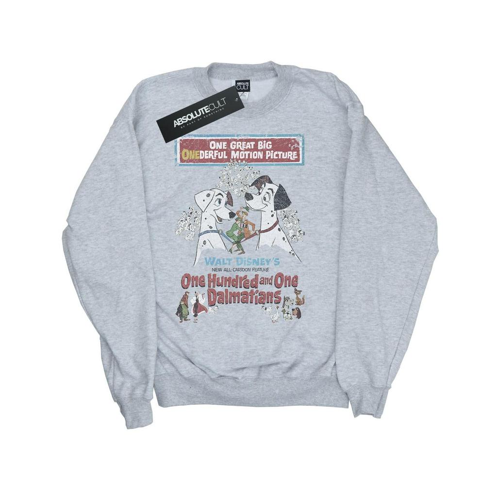 Disney Girls 101 Dalmatians Retro Poster Sweatshirt