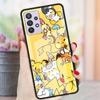 Стеклянный чехол для Samsung Galaxy A52 A51 A71 A50 A21s A12 A70 A31 A53 A72 A32 A13 A41 A30 A10 A23, чехол для телефона с милым Пикачу и покемоном