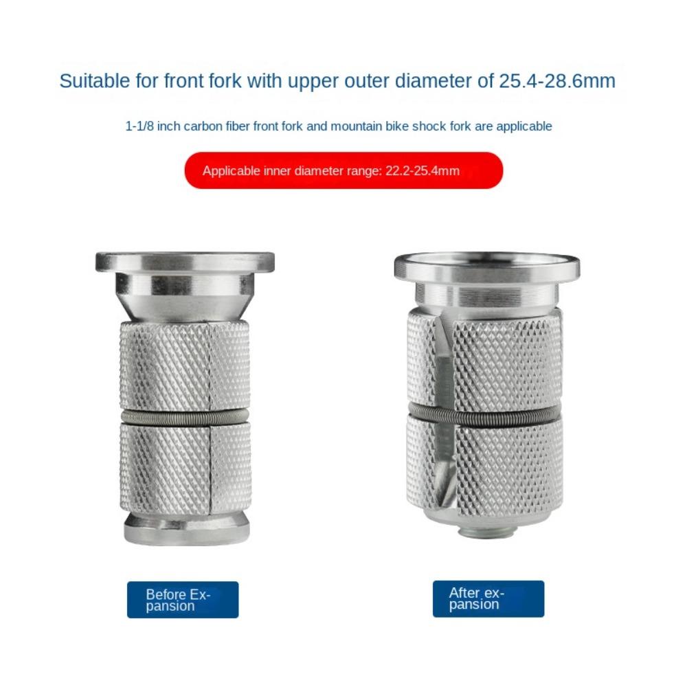 Aluminum Alloy Bicycle Fork Steerer Silver Star Nut Adjuster Carbon Compression Plug  Bicycle