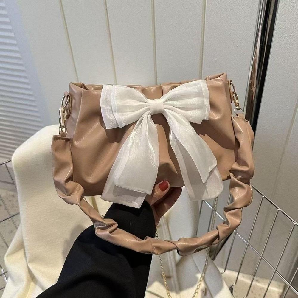 Adjustable Strap Cloud Ruched Crossbody Bag Pleated Handbag Fashion Hobo Bag Shopping