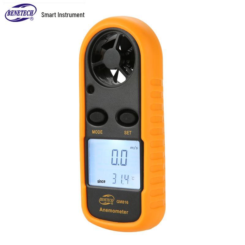 BENETECH GM816 Умный цифровой анемометр Измеритель скорости и силы ветра
